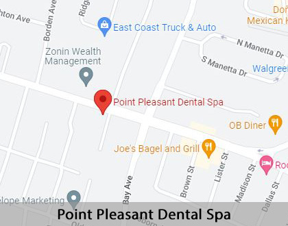 Map image for Dental Practice in Point Pleasant, NJ